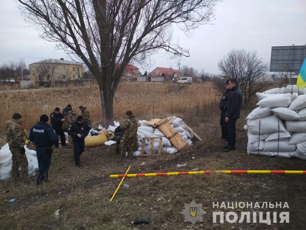Вблизи Днепра пытались установить блокпост