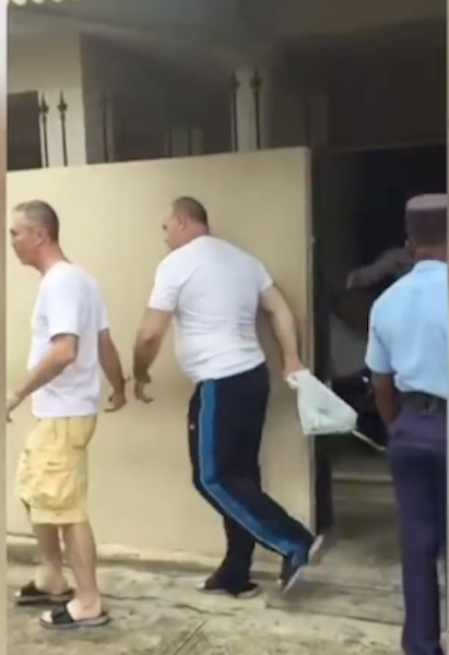 Кадр видео, зафиксировавший экс-депутата ВР Владимира Сальдо в Доминиканской республике