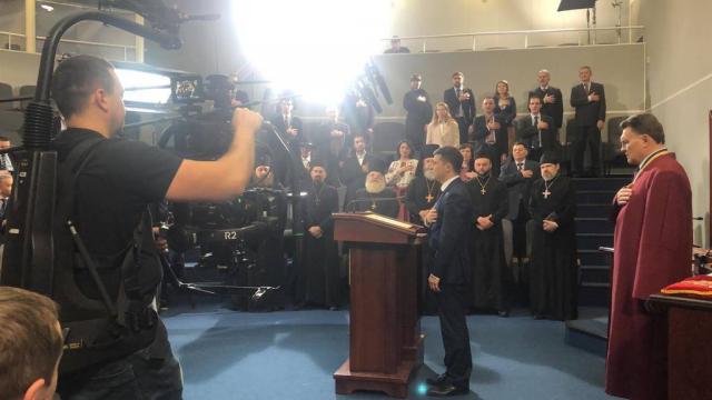 Зеленский отрепетировал инаугурацию на пост Президента