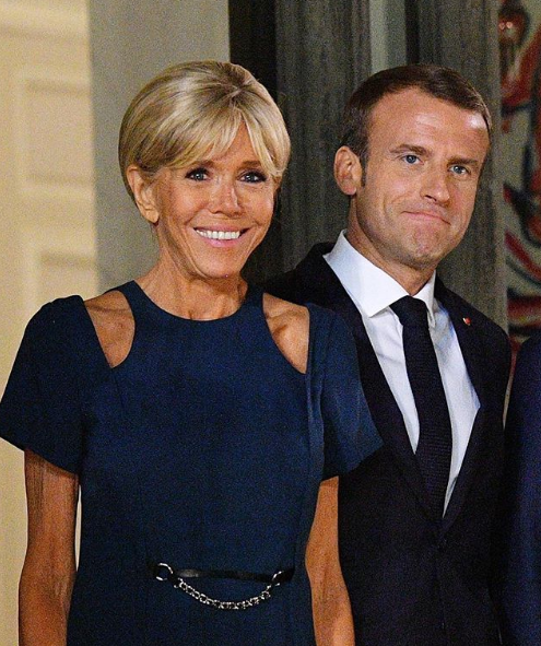 Бриджит Макрон поразила своей худобой