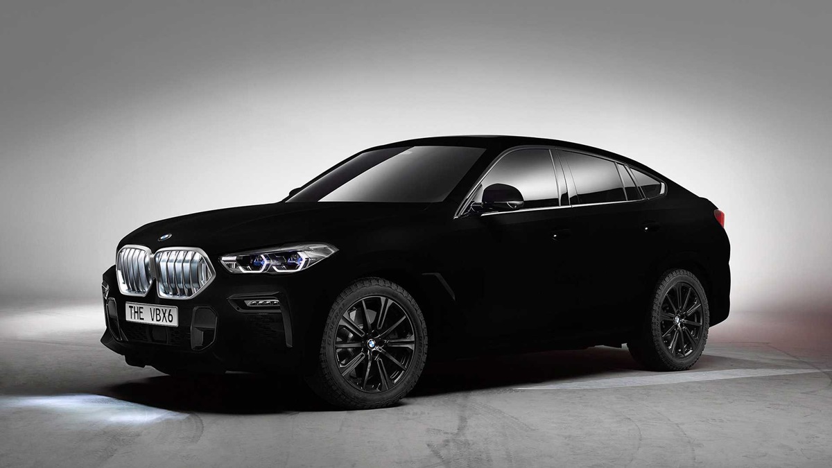 BMW показала авто с самым черным в мире покрытием