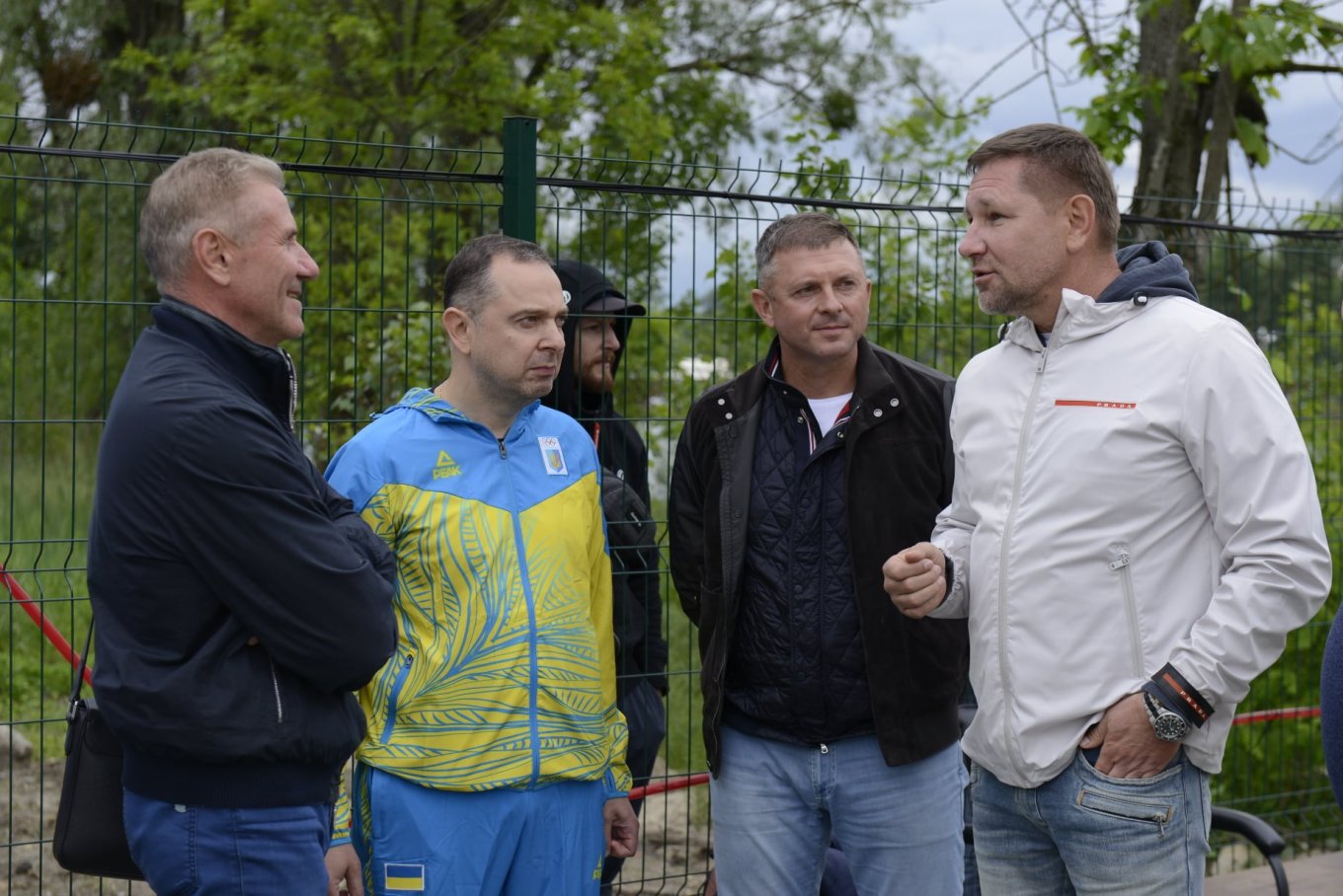 На фото: Сергей Бубка, Вадим Гутцайт, Игорь Молоток, Константин Стогний