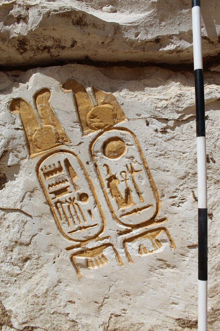 Неизвестный королевский зал в храме Рамзеса II