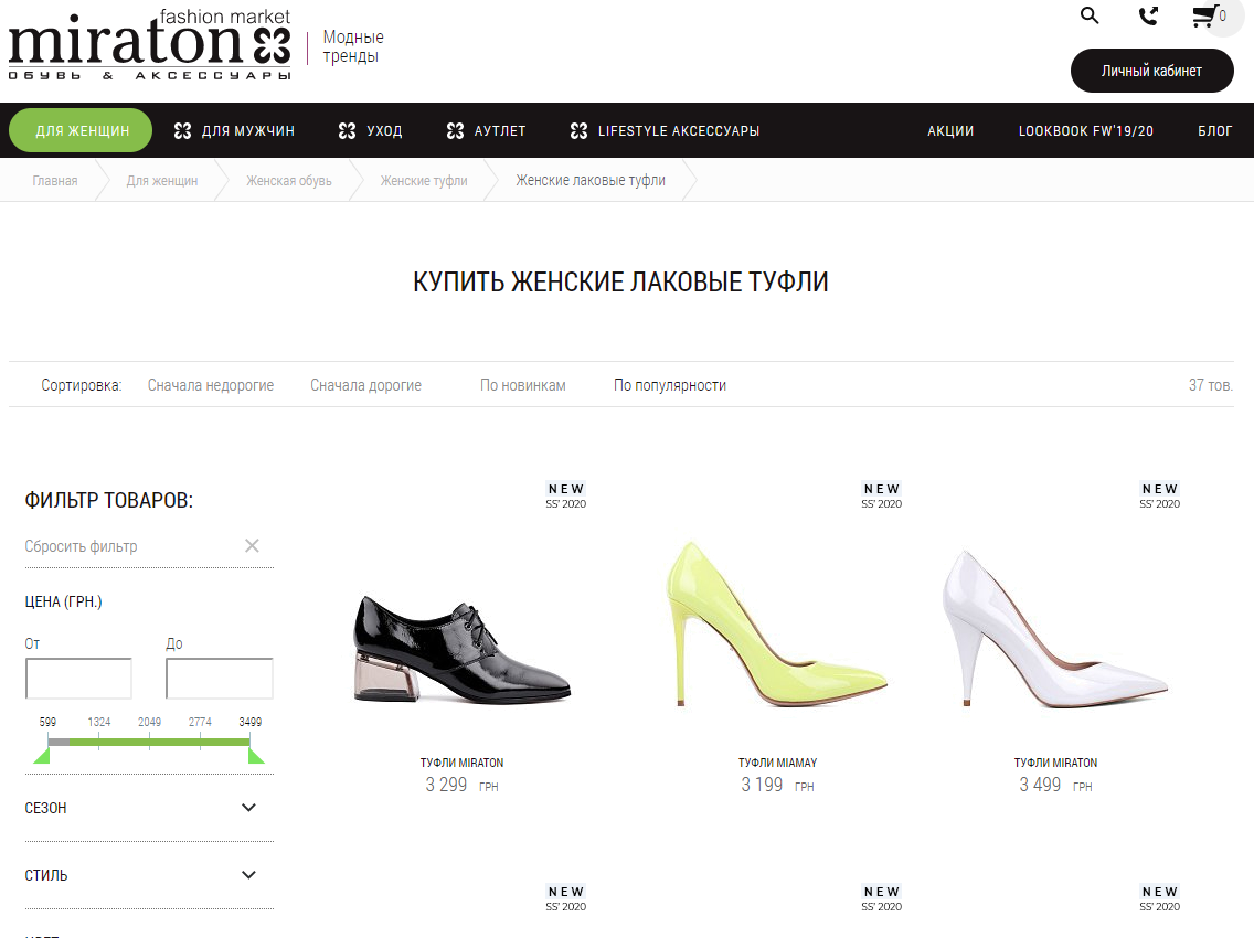 лакированные туфли лодочки