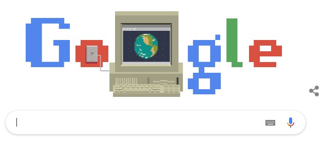 Дудл Google празднует 30 лет Всемирной паутине