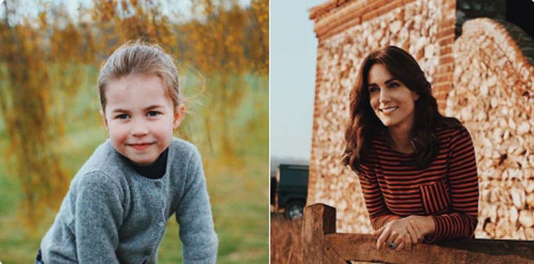 Принцесса Шарлотта и Кейт Миддлтон