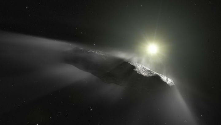1I/2017 U1 ’Oumuamua Credit: ESA/Hubble, NASA, ESO, M. Kornmesser.