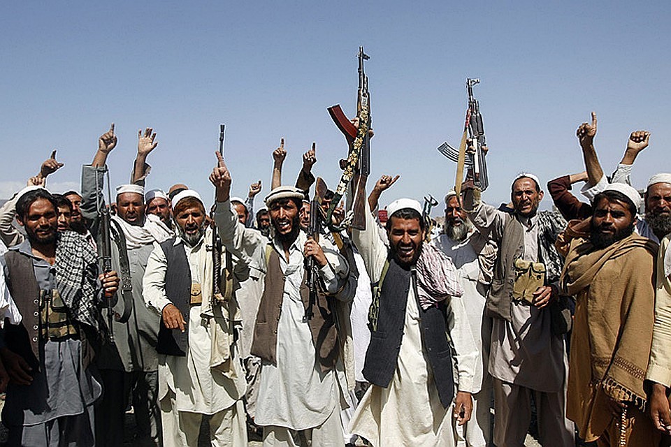 Фото: боевики движения Талибан