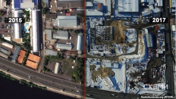 Забудова на Рибальському півострові у Києві