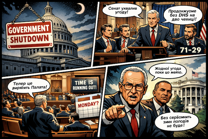 У США набув чинності частковий шатдаун уряду 31012026