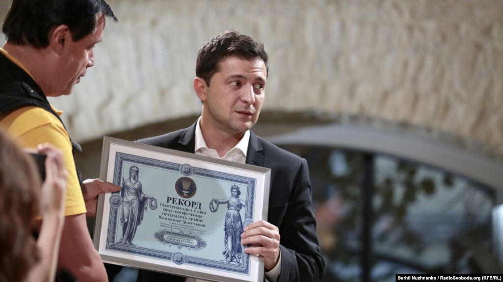 Пресс-марафон Зеленского стал рекордным. Фото: Радио Свобода