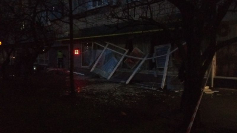 взрыв отделения "Ощадбанка"