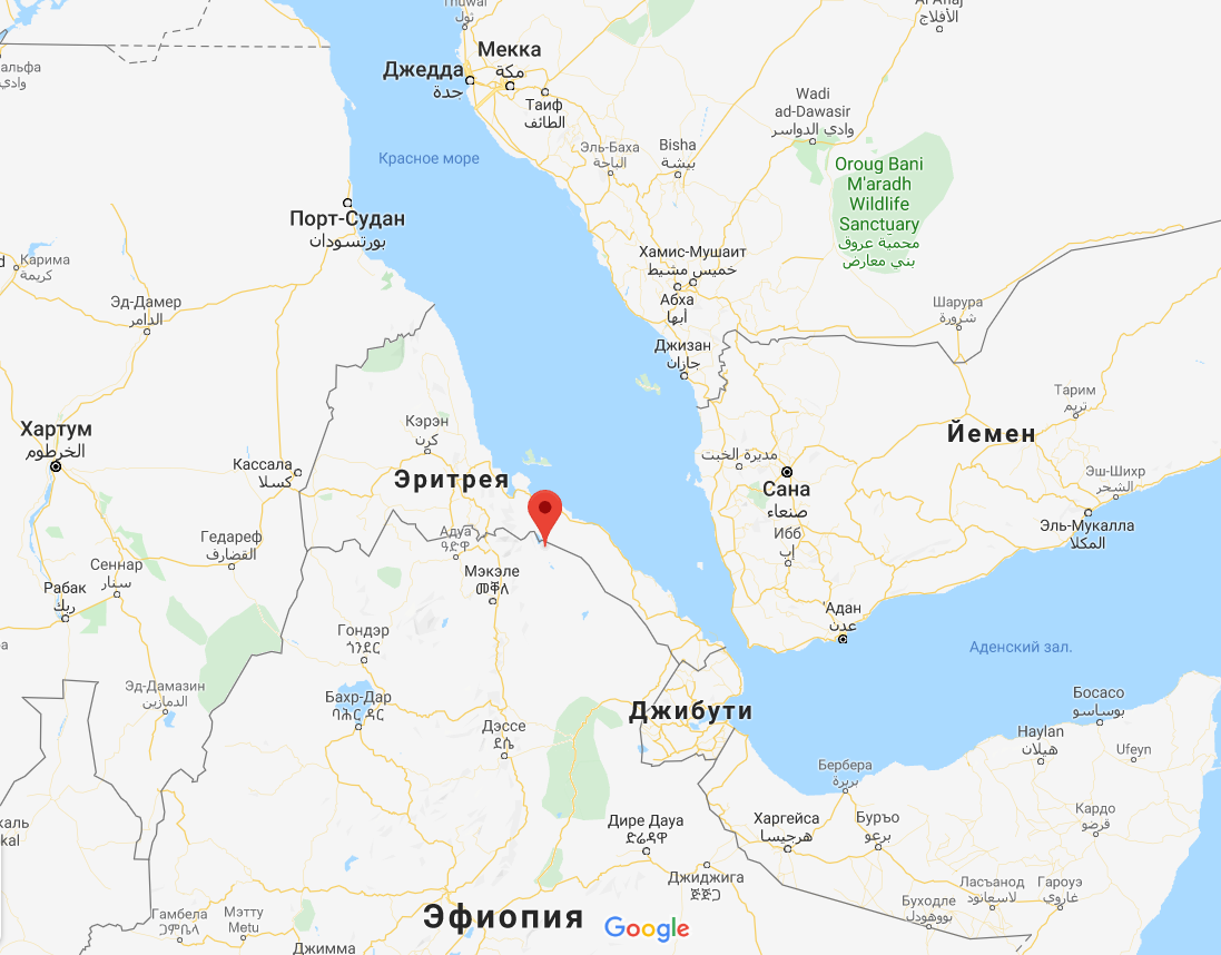 В воде местности Даллол в Эфиопии невозможна жизнь