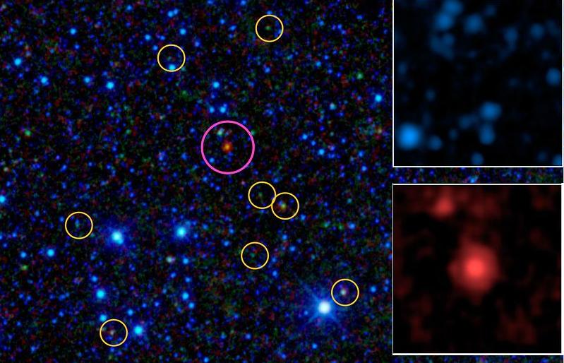 Первый Hot DOG (NASA/JPL-Caltech/UCLA)