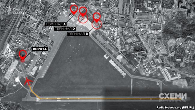 Літак з президентом припаркувався у незвичайному місці 