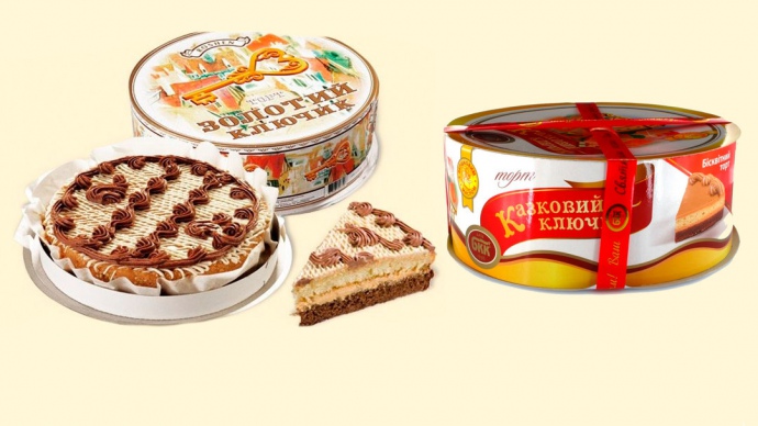 Торт Золотой ключик