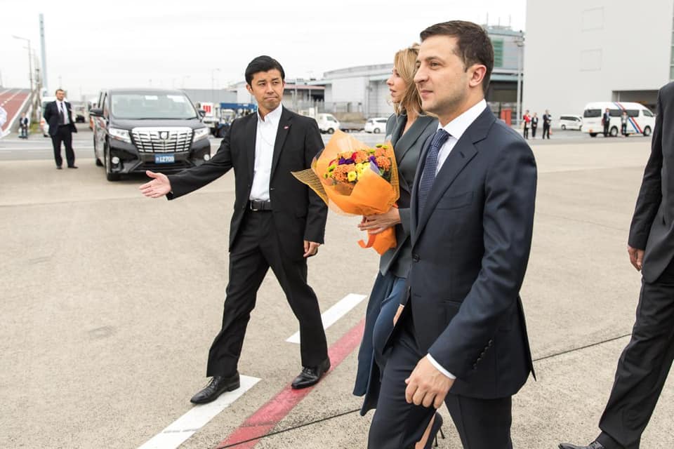 Президент Украины Владимир Зеленский прибыл с рабочим визитом в Японию