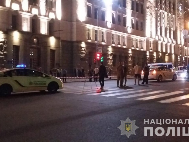 Место стрельбы в Харькове