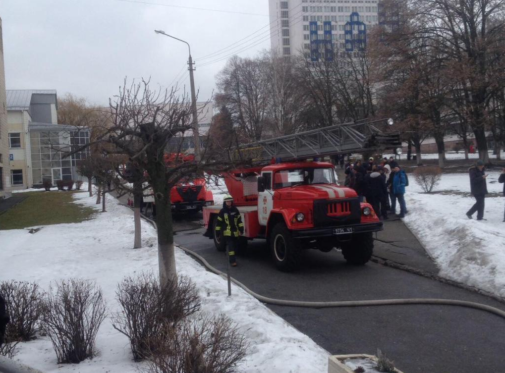 Возгорание произошло на цокольном этаже