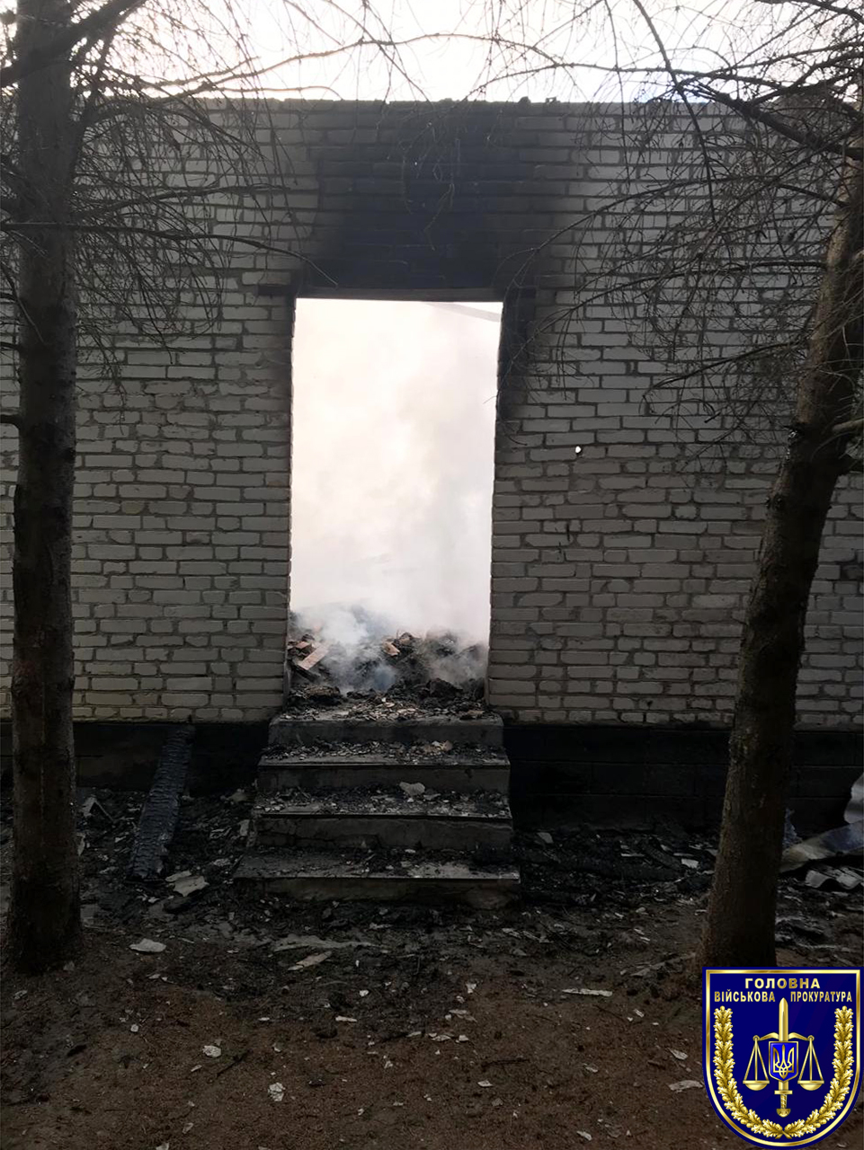 Названа возможная причина пожара в воинской части под Львовом