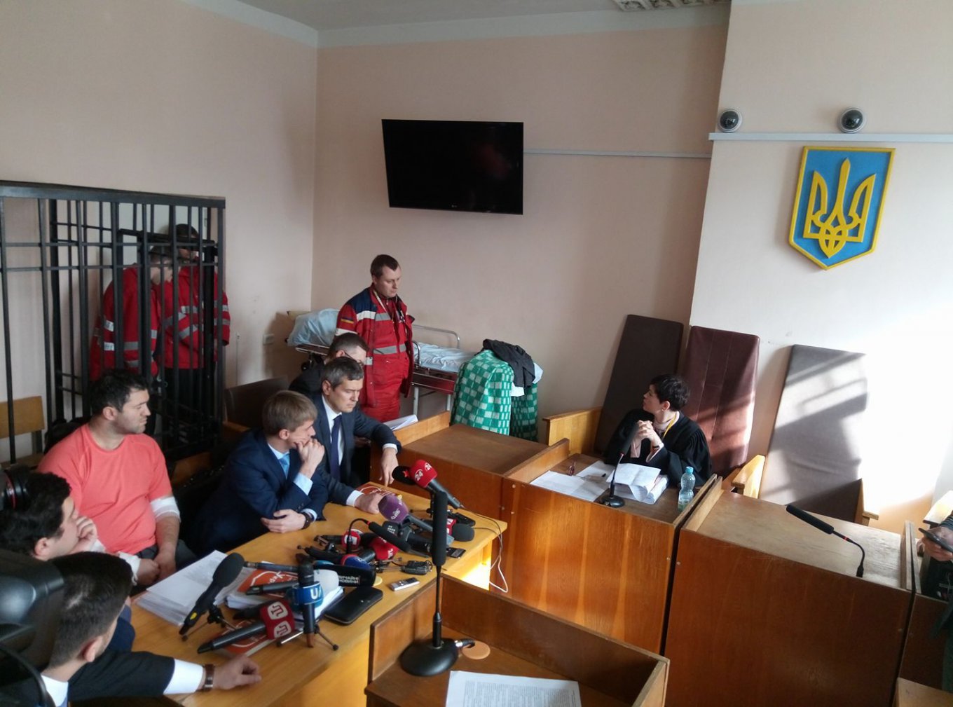 Заседание суда – фото с Fb Андрея Журжия