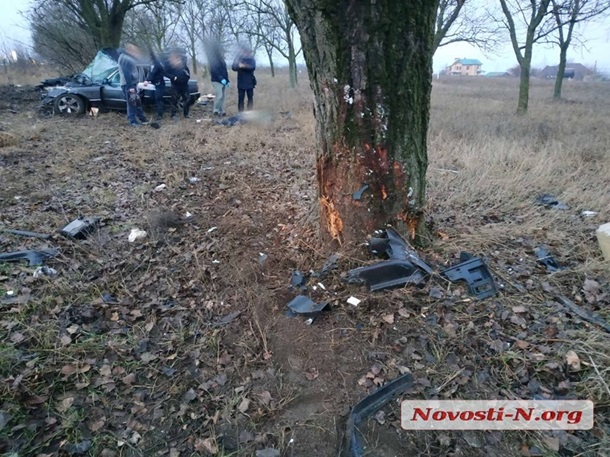 Под Николаевом разбился насмерть патрульный