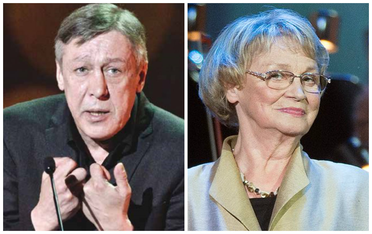 Михаил Ефремов и Алла Покровская