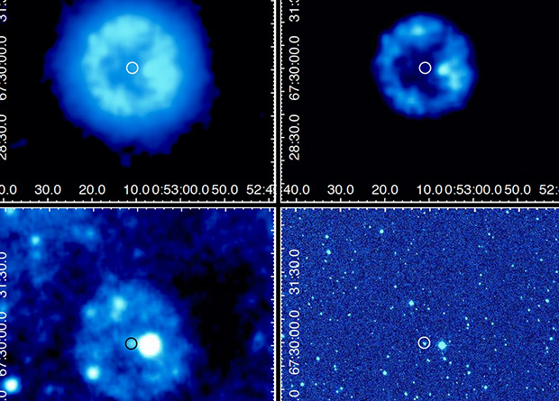  Туманност WS35 и положение центральной звезды. V.V. Gvaramadze et al. / arXiv.org
