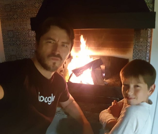 Сергей Притула с сыном Фото: instagram.com/siriy_ua