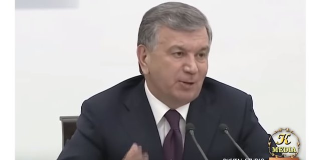 Шавкат Мирзияев (скриншот с видео)