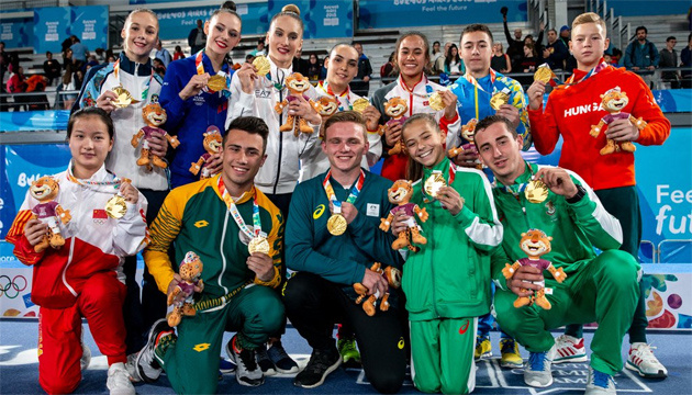 Юношеская сборная Украины завоевала на Олимпиаде четыре золотых медали
