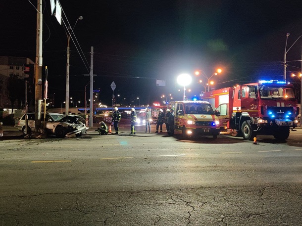 В Киеве четыре автомобиля попали в ДТП