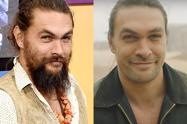 Джейсон Момоа впервые за семь лет сбрил бороду