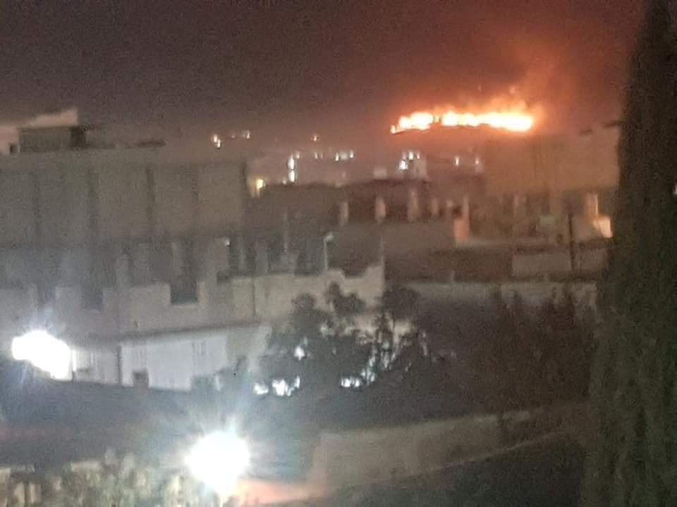 Авиаудар был нанесен рядом с холмом Мистенур в районе Кобани