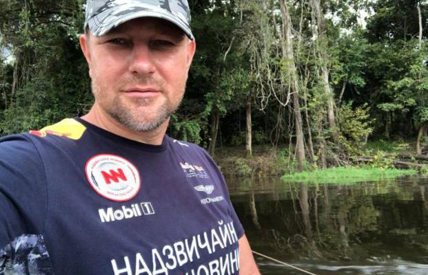 Константин Стогний в экспедиции в Амазонии