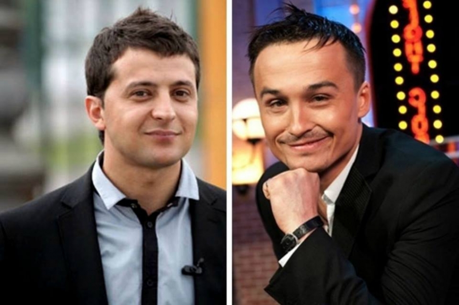  Владимир Зеленский и Денис Манжосов 