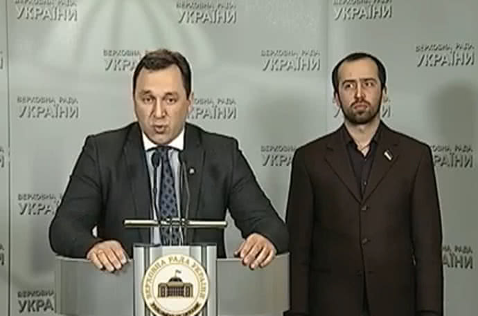 Слева направо Виктор Кривенко и Павел Кишкарь