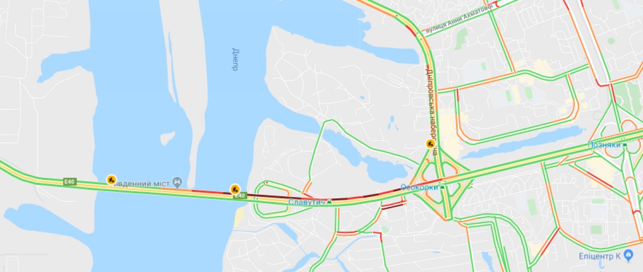 Пробки в Киеве 