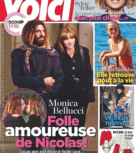 Моника Белуччи встречается с художником