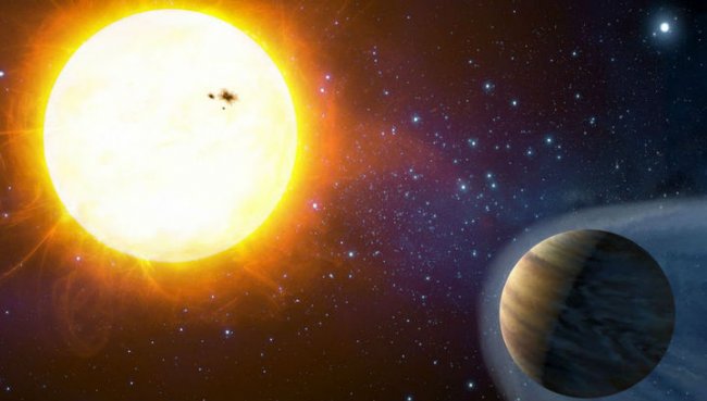 Планета WASP-47 e в представлении художника