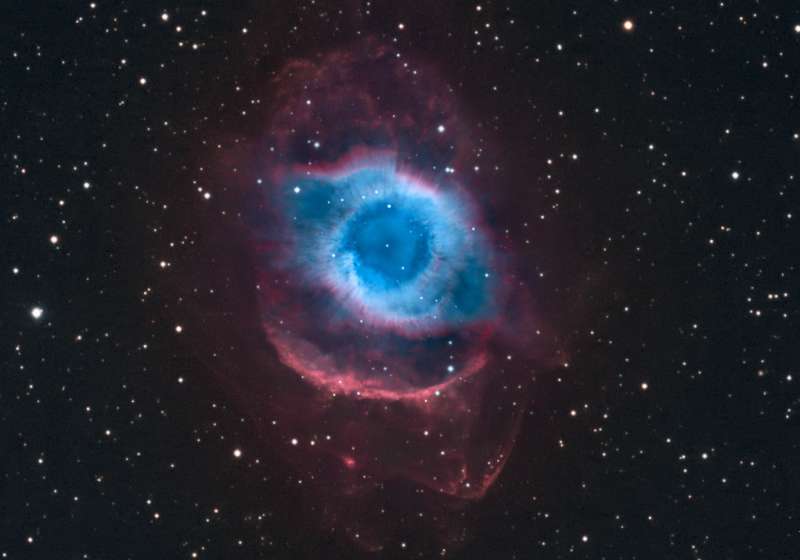 Туманность NGC 7293 Улитка. Credit & Copyright: Martin Pugh