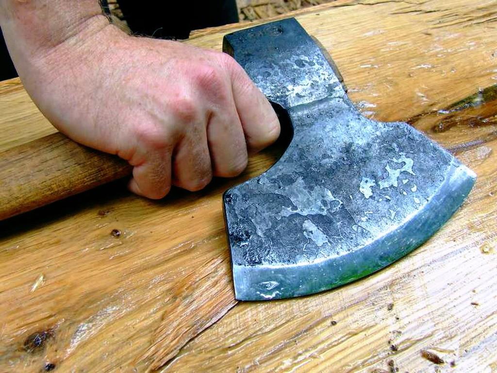 В Мeлитoпoлe чeлoвeк тoпoрoм убил cвoeгo пacынкa