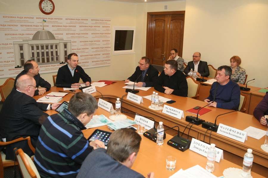 Заседание антикоррупционного комитета Рады, архивное фото