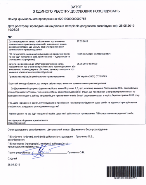 ГБР открыло дело на Порошенко 