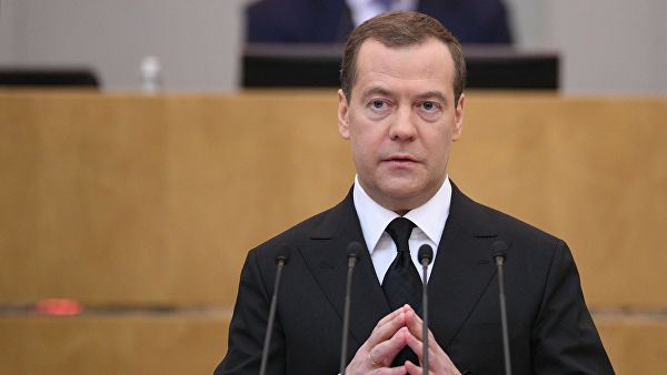 Премьер-министр России Дмитрий Медведев