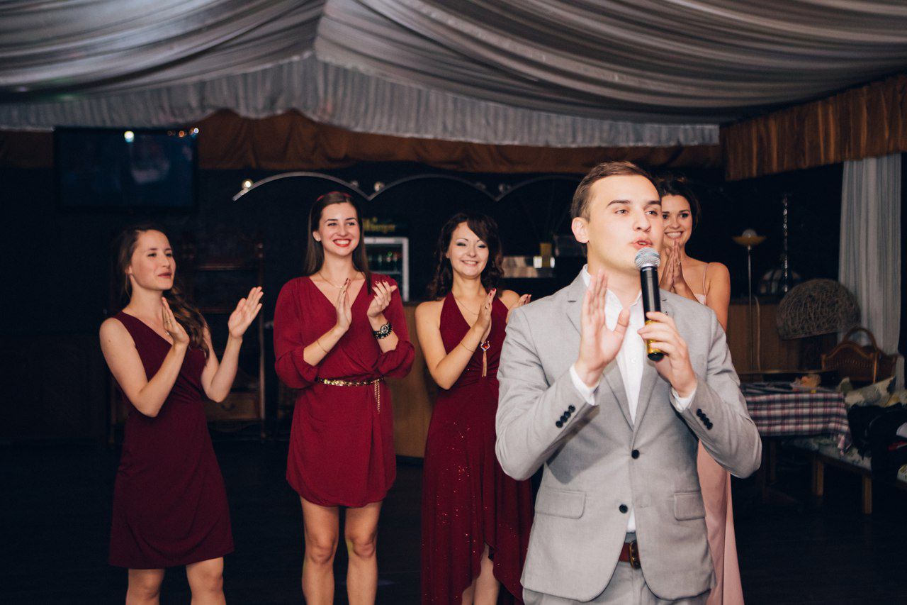 Мартынец был ведущим праздничных мероприятий