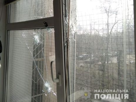 Неизвестные обстреляли Голосеевский районный суд Киева 