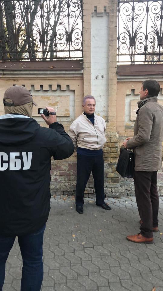 Задержание мошенника в Киеве