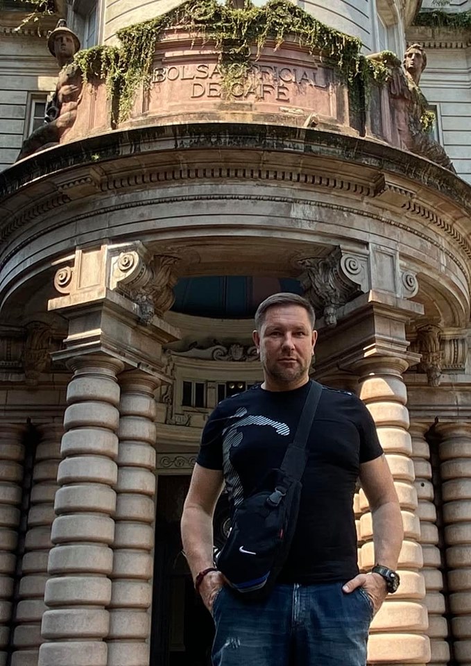 Константин Стогний. Музей Museu кофе делает кафе бывшая фондовая биржа кофе Bolsa