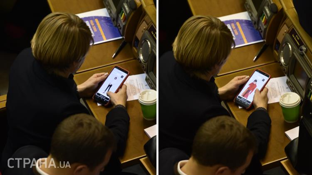 Депутат устроила шоппинг в Раде 